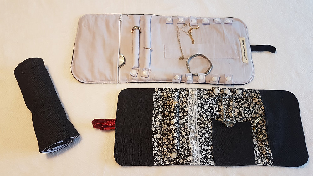 Pochette à bijoux de voyage
