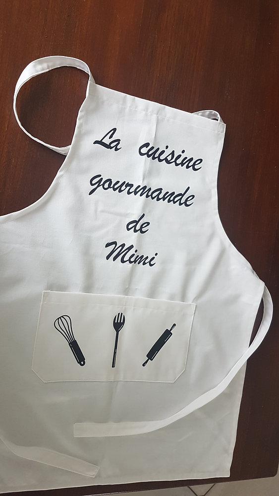 Tablier personnalisé « Mimi »