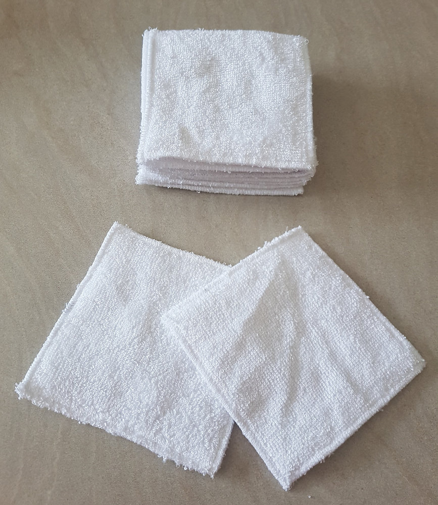 Lot de 10 lingettes en bambou