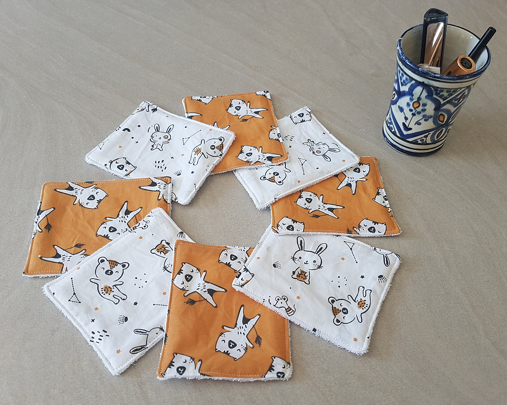Lingettes lavables pour bébé