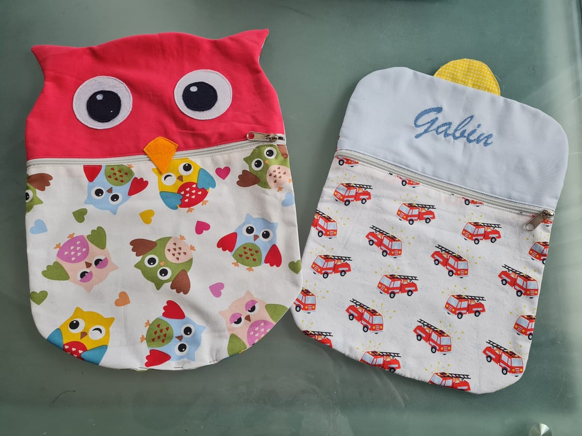Sacs de rangement pyjamas et doudou
